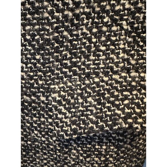 Vintage Max Mara Black Tweed Classic Blazer Jacket Size 8 - Picture 10 of 14